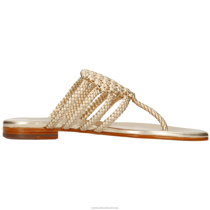 Melvin & Hamilton mule zlato ženske elodie 61 FLJ6L1545
