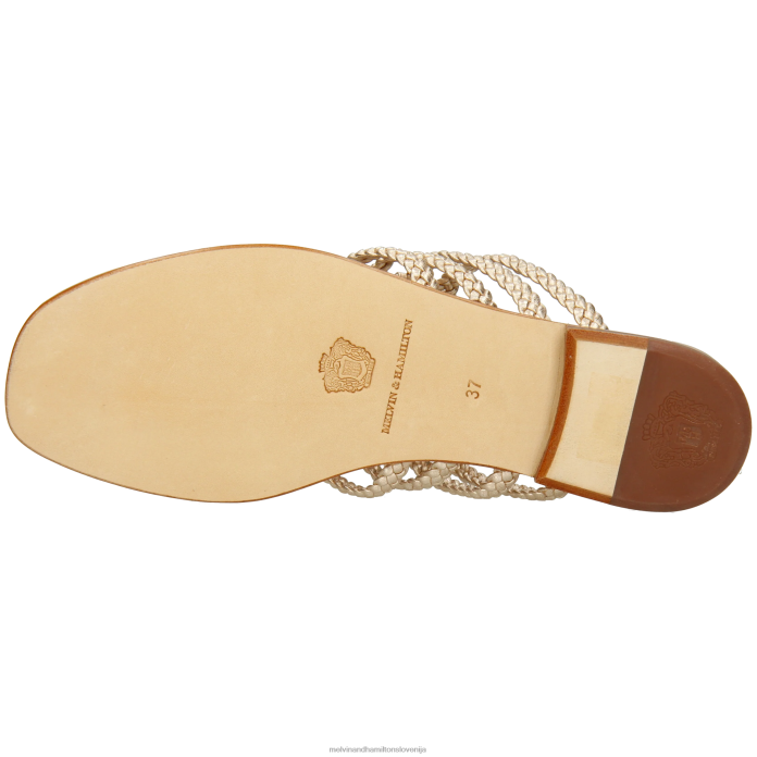 Melvin & Hamilton mule zlato ženske elodie 61 FLJ6L1545