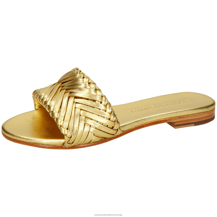 Melvin & Hamilton mule zlato ženske hana 96 FLJ6L1544