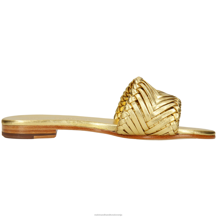 Melvin & Hamilton mule zlato ženske hana 96 FLJ6L1544