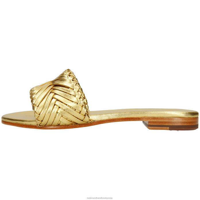 Melvin & Hamilton mule zlato ženske hana 96 FLJ6L1544