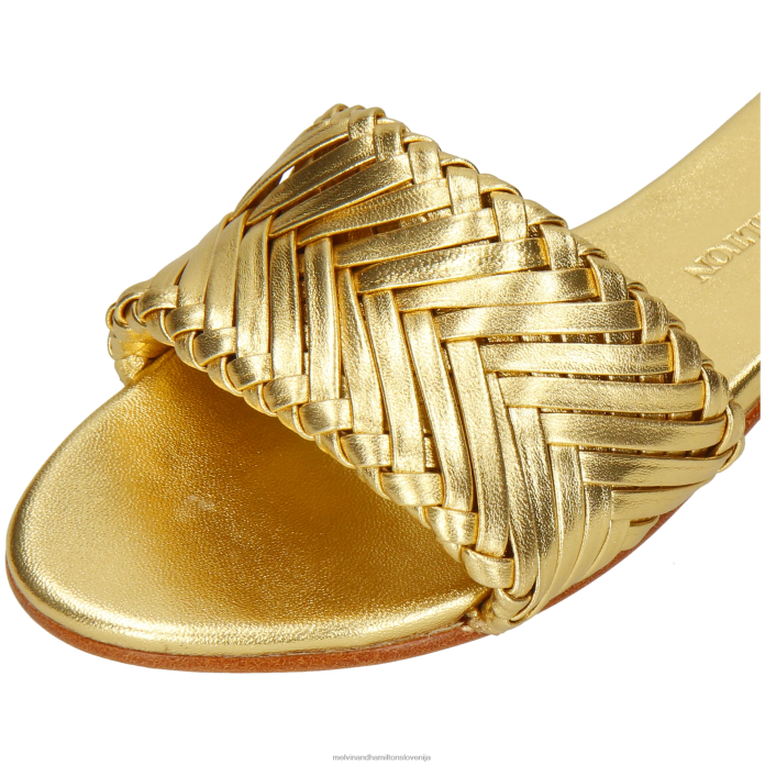 Melvin & Hamilton mule zlato ženske hana 96 FLJ6L1544