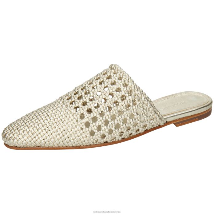 Melvin & Hamilton mule zlato ženske mira 3 FLJ6L1750