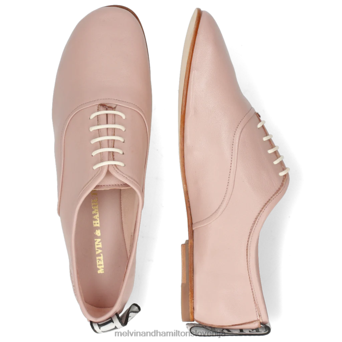 Melvin & Hamilton oxford čevlji roza ženske šarenica 13 FLJ6L1284