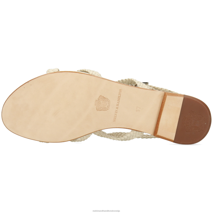 Melvin & Hamilton sandali bela ženske hana 86 FLJ6L1928