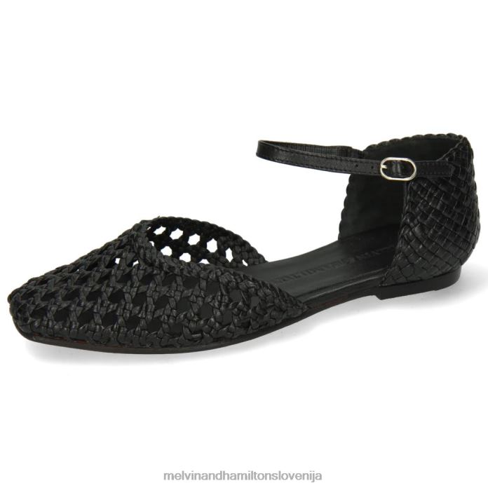 Melvin & Hamilton sandali Črna ženske melly 9 FLJ6L1926