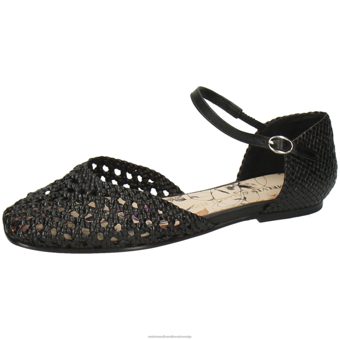 Melvin & Hamilton sandali Črna ženske melly 9 FLJ6L1937