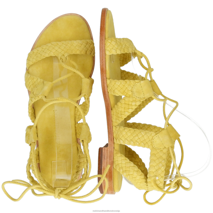 Melvin & Hamilton sandali rumena ženske sandra 11 FLJ6L1905