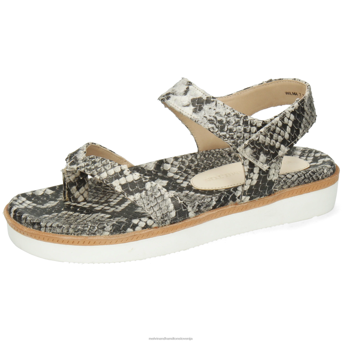 Melvin & Hamilton sandali siva ženske wilma 7 FLJ6L1932