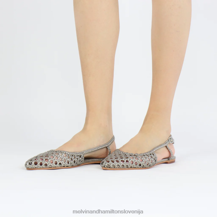 Melvin & Hamilton sandali srebro ženske Alexa 27 FLJ6L1915