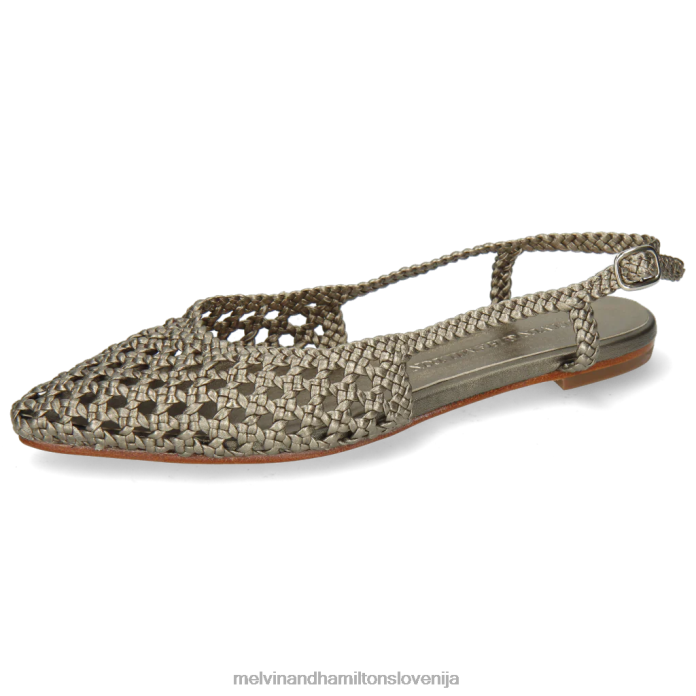 Melvin & Hamilton sandali srebro ženske Alexa 27 FLJ6L1915