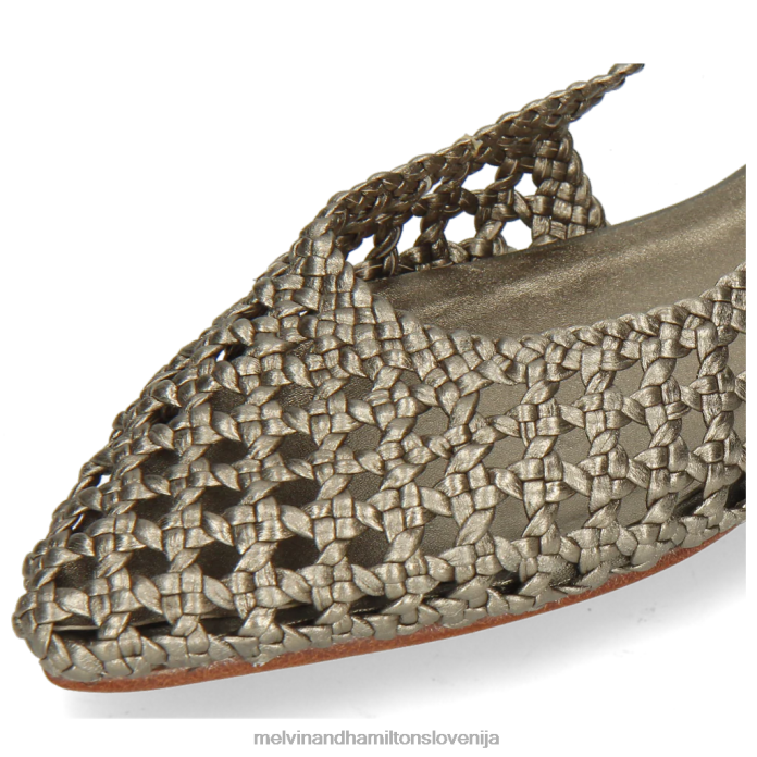 Melvin & Hamilton sandali srebro ženske Alexa 27 FLJ6L1915