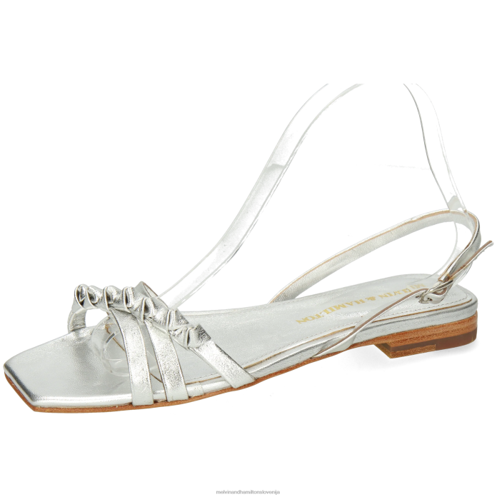 Melvin & Hamilton sandali srebro ženske brooke 1 FLJ6L1924