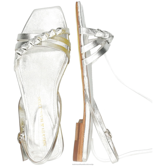 Melvin & Hamilton sandali srebro ženske brooke 1 FLJ6L1924