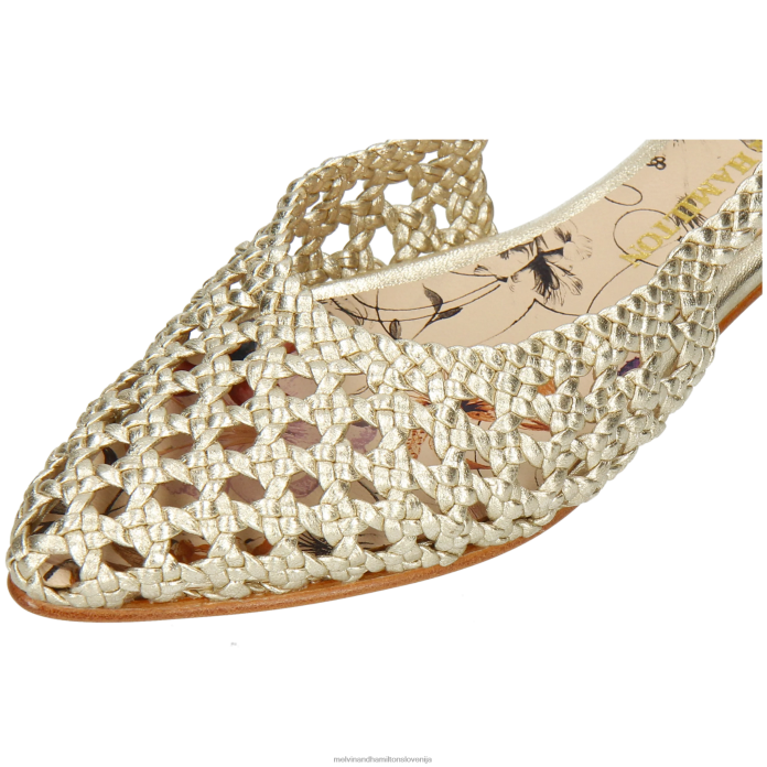 Melvin & Hamilton sandali zlato ženske Alexa 27 FLJ6L1893