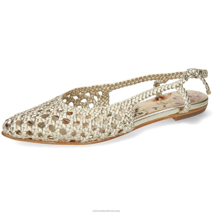 Melvin & Hamilton sandali zlato ženske Alexa 27 FLJ6L1942