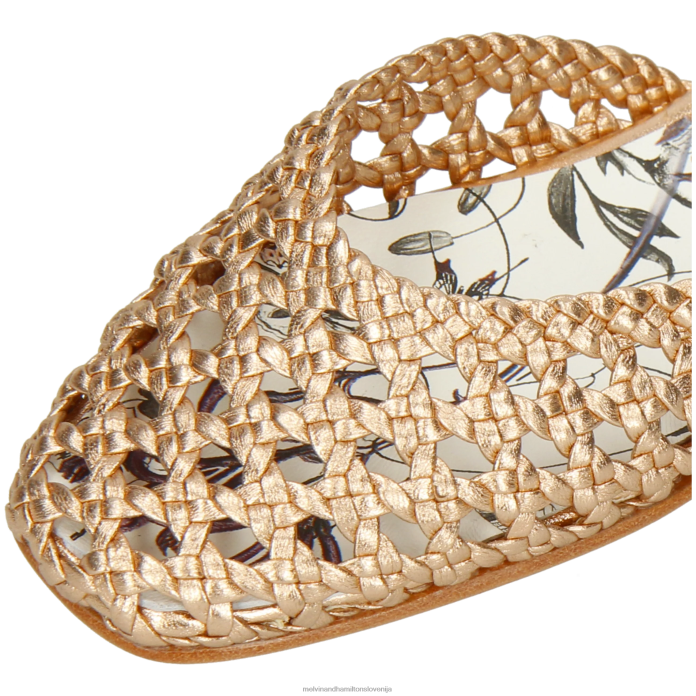 Melvin & Hamilton sandali zlato ženske melly 9 FLJ6L1898