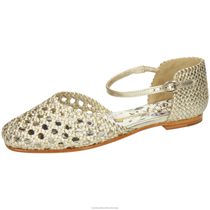 Melvin & Hamilton sandali zlato ženske melly 9 FLJ6L1907