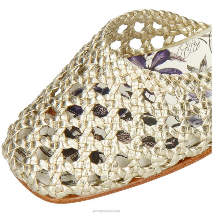 Melvin & Hamilton sandali zlato ženske melly 9 FLJ6L1907