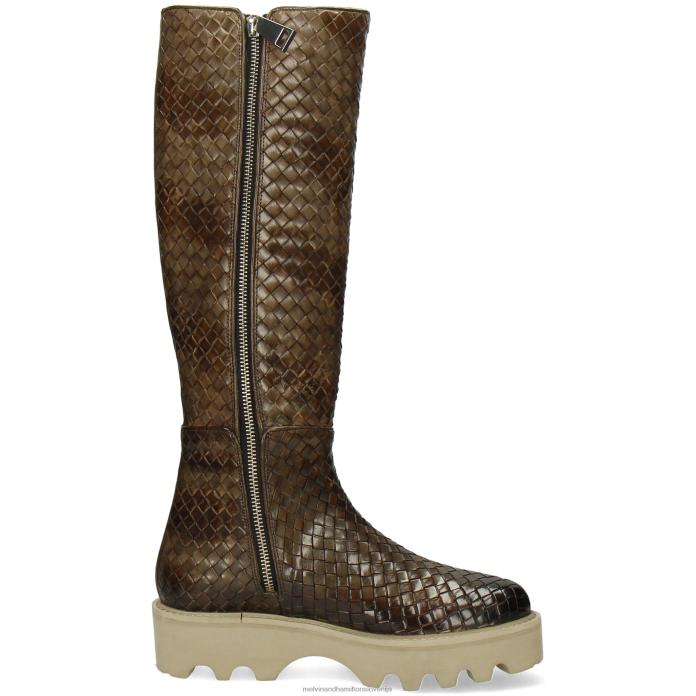 Melvin & Hamilton škornji kaki ženske leonie 21 FLJ6L1206