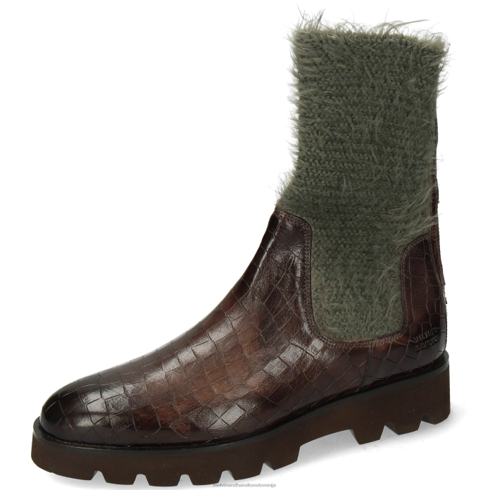 Melvin & Hamilton škornji kaki ženske susan 69 FLJ6L1235