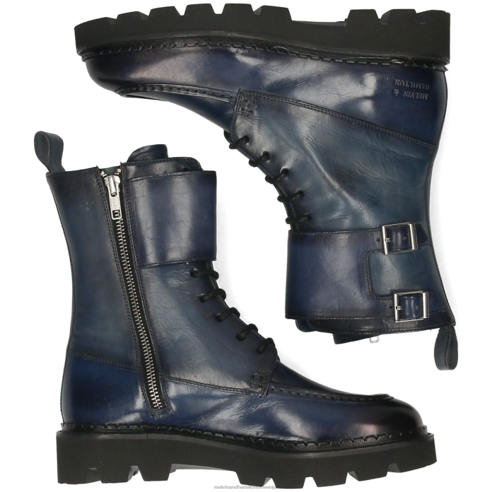 Melvin & Hamilton škornji modra ženske žad 37 FLJ6L1147