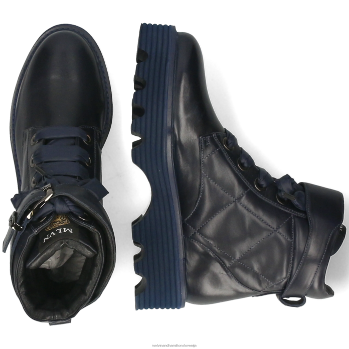 Melvin & Hamilton škornji modra ženske leonie 11 FLJ6L1253