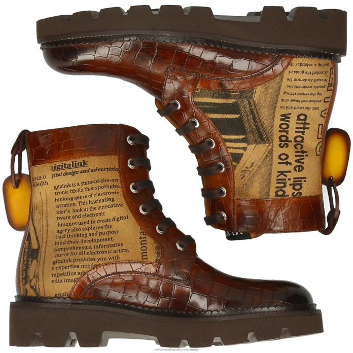 Melvin & Hamilton škornji rjav ženske marija 7 FLJ6L1180