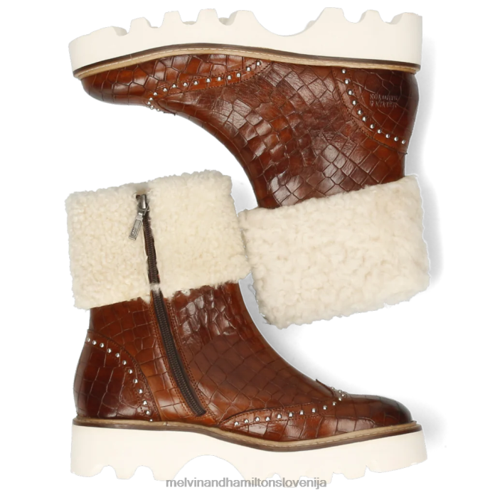 Melvin & Hamilton škornji rjav ženske sally 143 FLJ6L1213