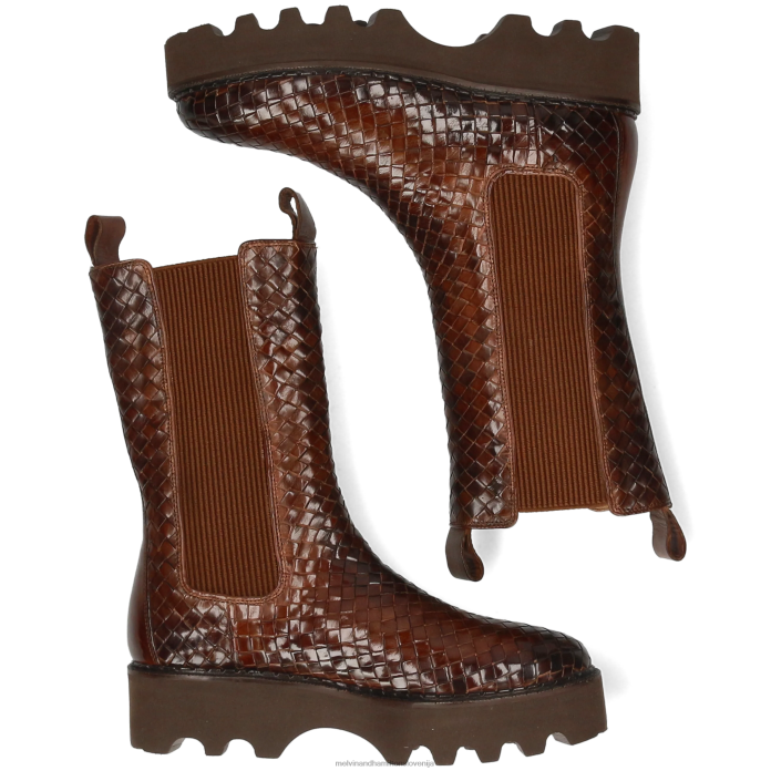 Melvin & Hamilton škornji rjav ženske sibilo 5 FLJ6L1215