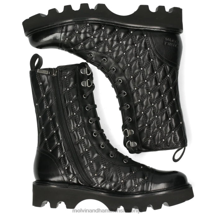 Melvin & Hamilton škornji Črna ženske boni 23 FLJ6L1211