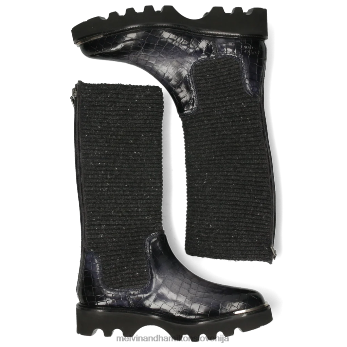 Melvin & Hamilton škornji siva ženske elena 9 FLJ6L1208