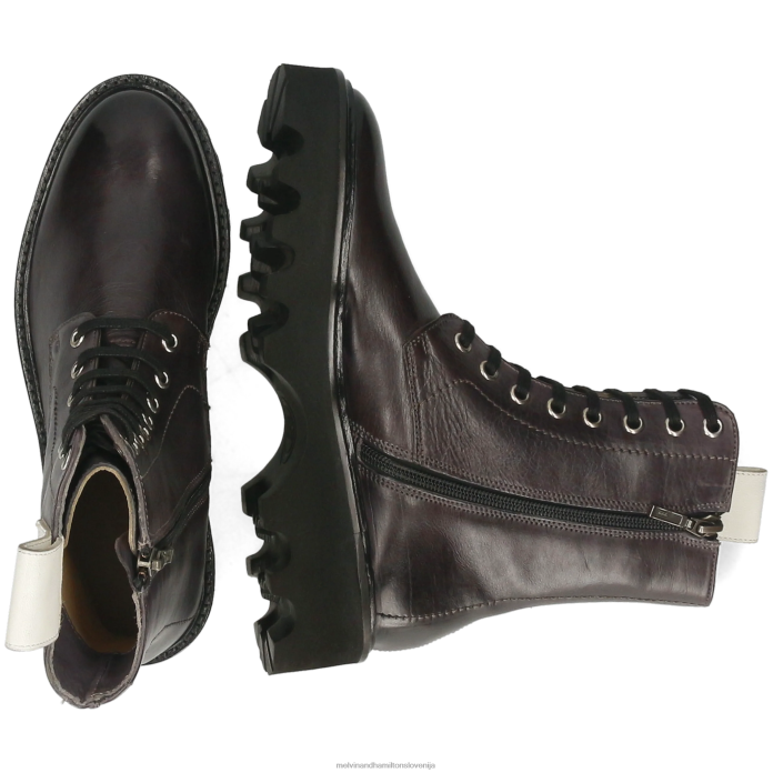 Melvin & Hamilton škornji siva ženske sally 145 FLJ6L1248