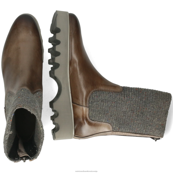 Melvin & Hamilton škornji siva ženske susan 69 FLJ6L1231