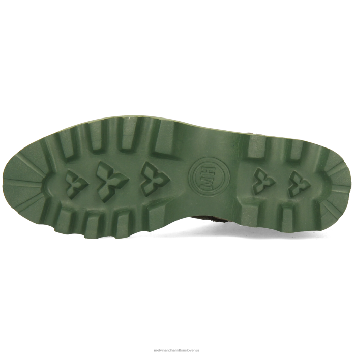 Melvin & Hamilton škornji zelena ženske selina 62 FLJ6L1205