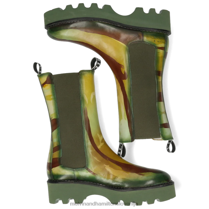 Melvin & Hamilton škornji zelena ženske sibilo 5 FLJ6L1218